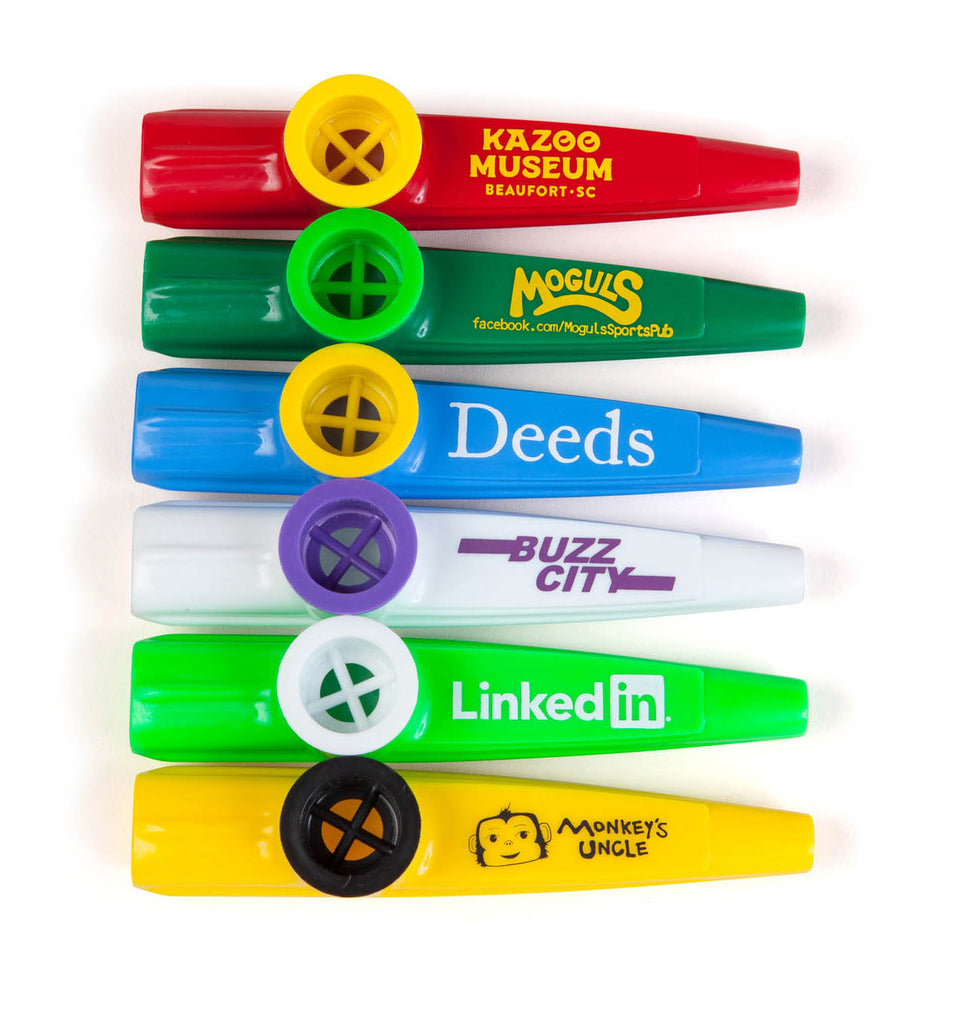 Custom Kazoos Custom-Imprinted and Plain Kazoos in Bulk – Kazoobie Kazoos