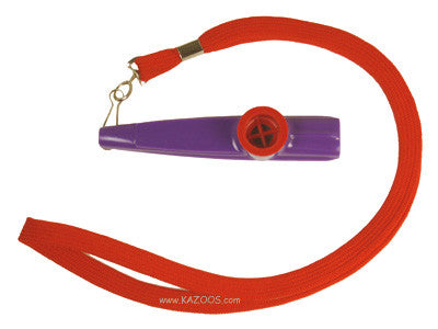 Red and Purple Lanyard Kazoo