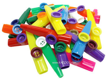 Kazoobie Plain Plastic Kazoos (Bag of 25) – Kazoobie Kazoos