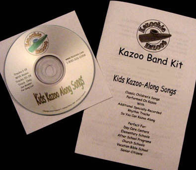 Kazoo Band Music CD & Booklet (Out Of Stock)