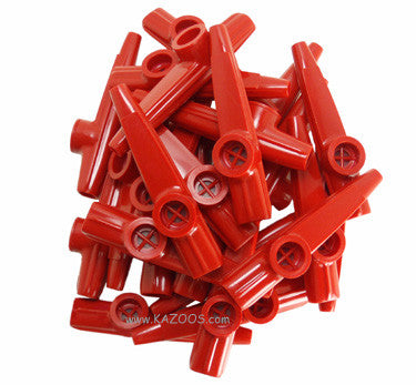 Metal Kazoo (Bag of 25) RED